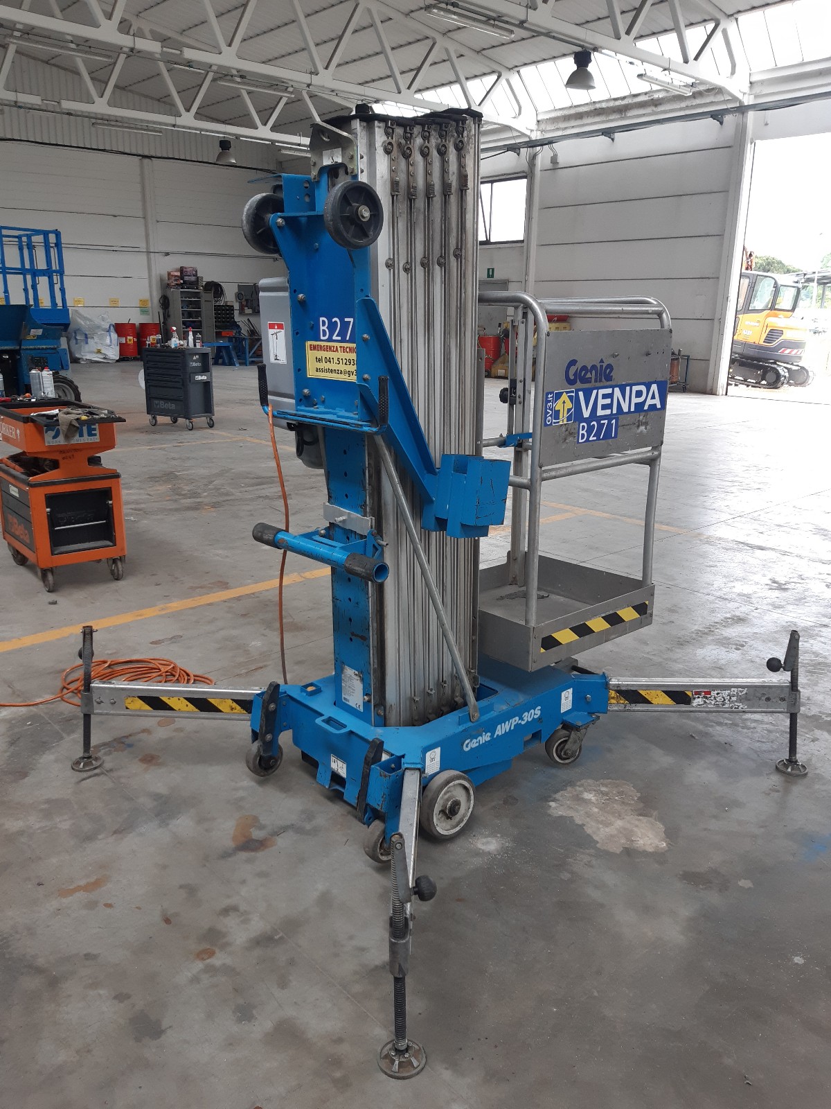 VERTICALE ELETTRICA MANUALE 11 M